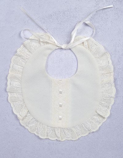 Babero piqué pasacinta - Ref. B0120