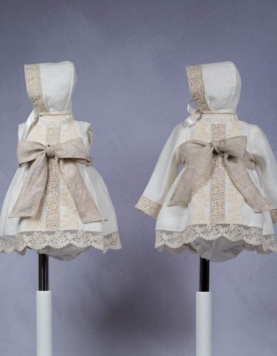 Jesusito lino 100% con capota - Ref. B1396